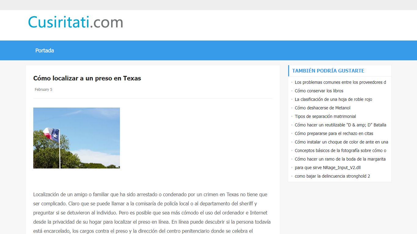 Cómo localizar a un preso en Texas - Cusiritati.com